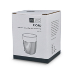 Copo com manga de silicone preta fabricado na Europa 280 ml cor preto sétima vista