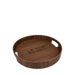 Bandeja com asas integradas bicolor de madeira certificada vista principal