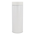 Termos de aço inoxidável para levar com tampa 360° antigotas 400 ml cor branco segunda vista