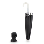 Suporte para telemóvel tipo guarda-sol, ventosa e sombra anticalor cor preto