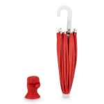 Suporte para telemóvel tipo guarda-sol, ventosa e sombra anticalor cor vermelho