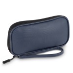 Bolsa organizadora técnica de poliéster 600D com PU cor azul-escuro