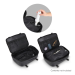 Mochila de viagem expansível e espaçosa, apta para bagagem de mão cor preto oitava vista