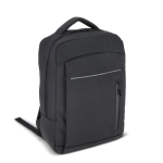 Mochila para portátil com pele sintética e manga para trolley 15,6'' cor preto segunda vista