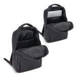 Mochila para portátil com pele sintética e manga para trolley 15,6'' cor preto quarta vista