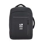 Mochila para portátil com pele sintética e manga para trolley 15,6'' vista principal