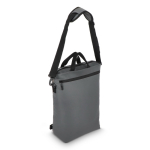 Mochila para portátil ou bolsa tiracolo com correia ajustável 15,6'' cor cinzento