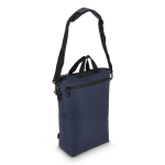 Mochila para portátil ou bolsa tiracolo com correia ajustável 15,6'' cor azul-escuro