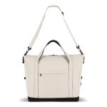 Saco de viagem de algodão e fibras recicladas, asas curtas e compridas cor bege segunda vista