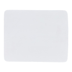 Pano de microfibra antideslizante para óculos e tapete para o rato cor branco segunda vista