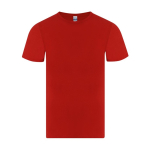 T-shirt de algodão com gola redonda e manga curta para adulto 150 g/m² cor vermelho primeira vista