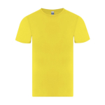 T-shirt de algodão com gola redonda e manga curta para adulto 150 g/m² cor amarelo primeira vista