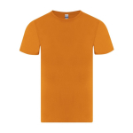 T-shirt de algodão com gola redonda e manga curta para adulto 150 g/m² cor cor-de-laranja primeira vista