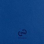 Bloco A5 em pele sintética reciclada com capa flexível, folhas lisas