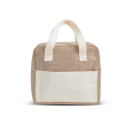 Saco térmico com asas curtas e isolamento em alumínio resistente 4 kg cor bege