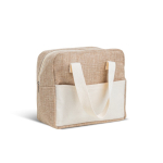 Saco térmico com asas curtas e isolamento em alumínio resistente 4 kg cor bege