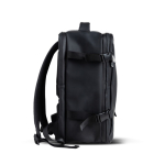 Mochila extensível tipo under the seat com bolso antirroubo 15,6'' cor preto