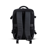 Mochila extensível tipo under the seat com bolso antirroubo 15,6'' cor preto