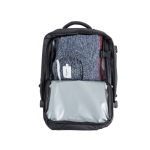 Mochila extensível tipo under the seat com bolso antirroubo 15,6''
