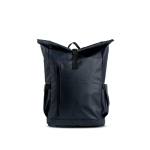 Mochila enrolável com revestimento em PU e bolso para portátil 15,6'' cor preto