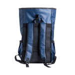 Mochila enrolável com revestimento em PU e bolso para portátil 15,6'' cor azul-marinho