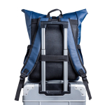 Mochila enrolável com revestimento em PU e bolso para portátil 15,6''