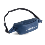 Bolsa de cintura resistente com proteção contra pingos e fita ajustável cor azul-marinho
