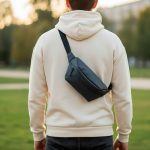 Bolsa de cintura resistente com proteção contra pingos e fita ajustável