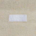 Saco dobrável em algodão reciclado com fole e asas curtas 150 g/m²