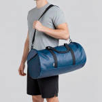 Bolsa de desporto resistente com revestimento em pele sintética