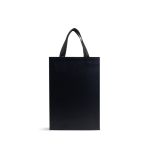Saco papel premium com acabamento mate e asas de tecido resistente 7kg cor preto