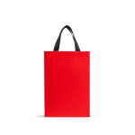 Saco papel premium com acabamento mate e asas de tecido resistente 7kg cor vermelho