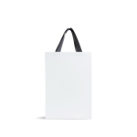 Saco papel premium com acabamento mate e asas de tecido resistente 7kg cor branco