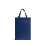 Saco papel premium com acabamento mate e asas de tecido resistente 7kg cor azul-marinho