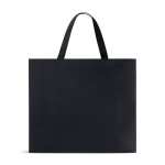 Saco de papel premium mate com fole e asas de tecido resistente 9kg cor preto