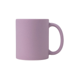 Caneca de cerâmica mate para sublimação com interior brilhante 325 ml cor violeta