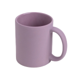 Caneca de cerâmica mate para sublimação com interior brilhante 325 ml cor violeta