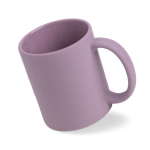 Caneca de cerâmica mate para sublimação com interior brilhante 325 ml cor violeta