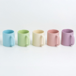 Caneca de cerâmica mate para sublimação com interior brilhante 325 ml