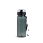 Garrafa reutilizável 700 ml com tampa flip-top e fecho anti-gotejamento cor preto