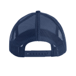 Boné trucker de 5 painéis com fecho snapback e pala curva 250 g/m2 cor azul-marinho