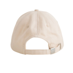 Boné de basebol estilo dad hat de 6 painéis em algodão 250 g/m2 cor bege