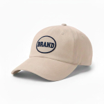 Boné de basebol estilo dad hat de 6 painéis em algodão 250 g/m2