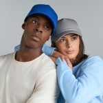 Boné de basebol estruturado de 5 painéis com fecho de velcro