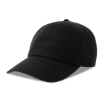 Boné tipo dad hat ecológico de 5 painéis com pala ReTraze® cor preto