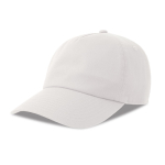 Boné tipo dad hat ecológico de 5 painéis com pala ReTraze® cor branco