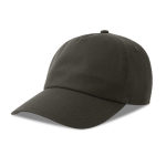 Boné tipo dad hat ecológico de 5 painéis com pala ReTraze® cor cinzento-escuro