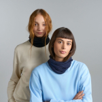 Gola termorreguladora de lã merino reciclada