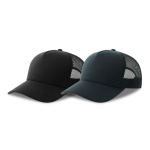 Boné trucker em poliéster reciclado com 5 painéis e rede traseira