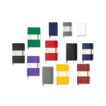 Caderno grande com fecho elástico Moleskine, páginas pautadas cor branco segunda vista várias cores